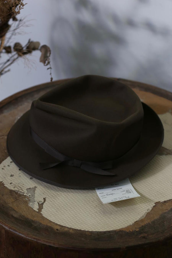 Horisaki's top satin belt decoration can be shaped caps BHKD006 Taupe EB